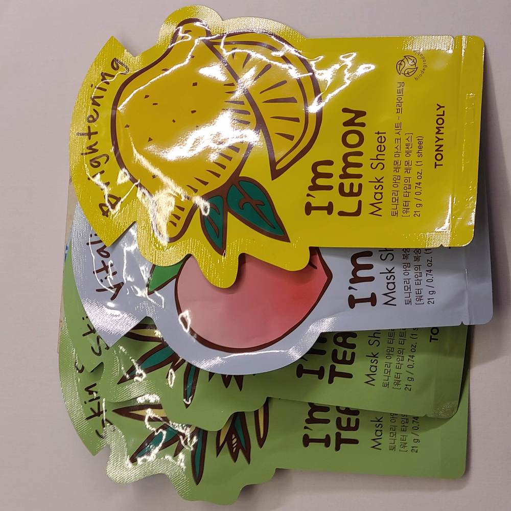 4pc TONYMOLY MASK SET